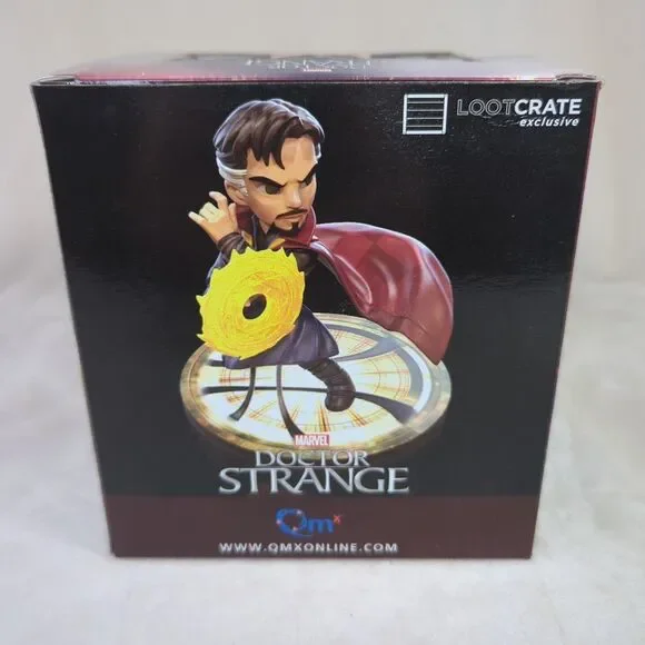 Doctor Strange Q Fig Action Figure on Stand 2016 Marvel Loot Crate Exclusive Qmx - Picture 1 of 7